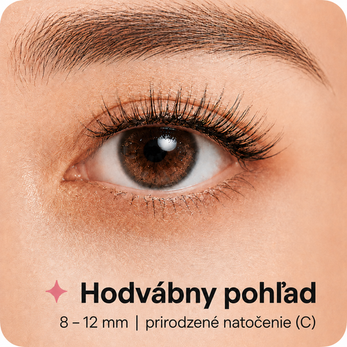 Hodvábný pohlaď: mihalnice